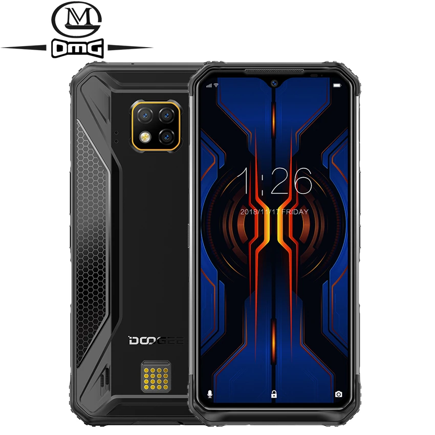 Перейти на Алиэкспресс и купить Смартфон DOOGEE S95 Pro, 8 + 128 ГБ, NFC, камера 48 МП, IP68/IP69K, противоударный, 6,3 дюйма, 8 ядер, Android 9,0, 4G