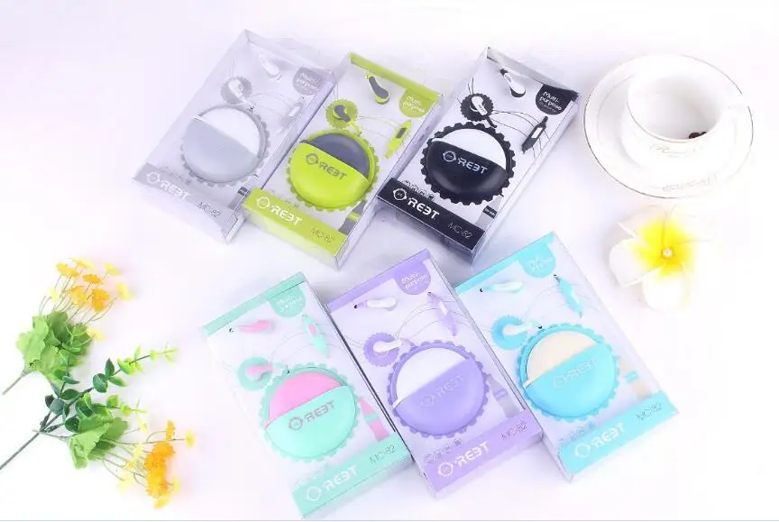 Модные наушники карамельного цвета 3 5 мм вкладыши с микрофоном коробка для iPhone