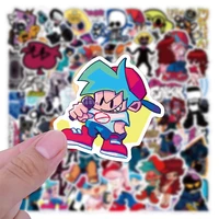 103050100pcs friday night funkin stickers cartoon game anime sticker laptop backpack pvc graffiti decals kid classic toy gift