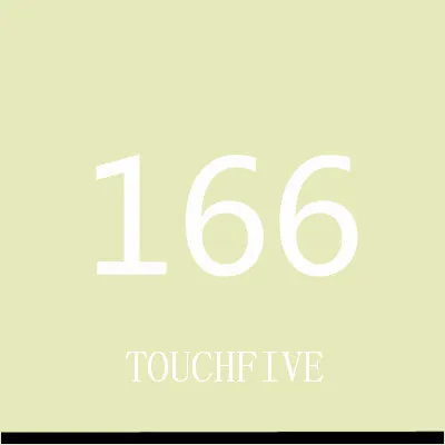 TOUCHFIVE 168 цветов одиночные художественные маркеры Кисть ручка эскиз на спиртовой основе маркеры двойная головка манга ручки для рисования товары для рукоделия - Цвет: 166-mignonette