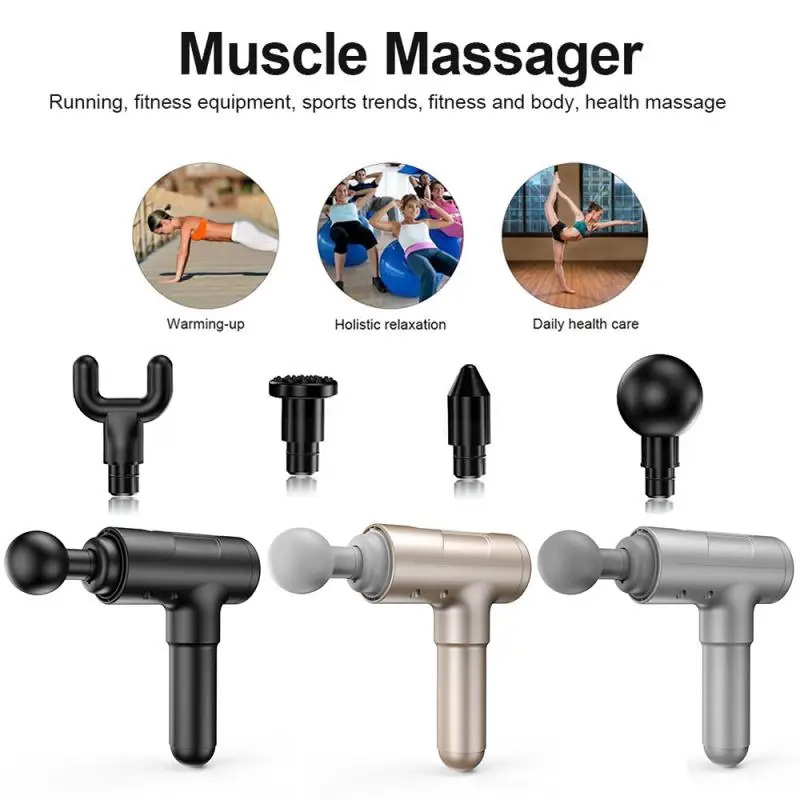 

Массажер Fascia Gun для ухода за телом, расслабляющий, ударный, вибрирующий, для фитнеса, массажер для красоты и коррекции фигуры, Новинка