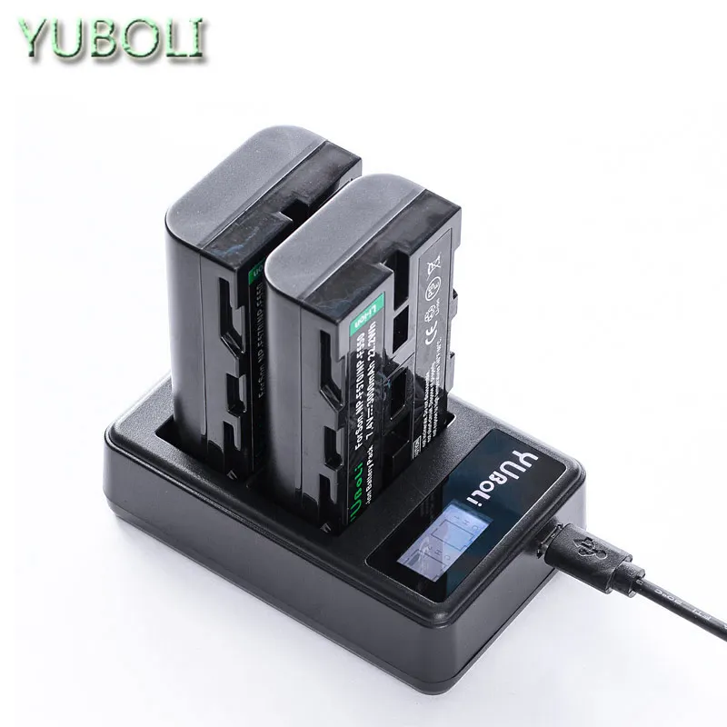 USB зарядное устройство 4x bateria NP-F570 NP-F550 NP-F330 NP F550 NP F330 F750 Батарея для sony CCD-SC55 CCD-TRV81 DCR-TRV210 MVC-FD81 Hi-8