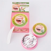 toothpaste teeth tooth whitening natural coconut herb clove mint flavor tooth paste kit dentifrice remove stain thailand