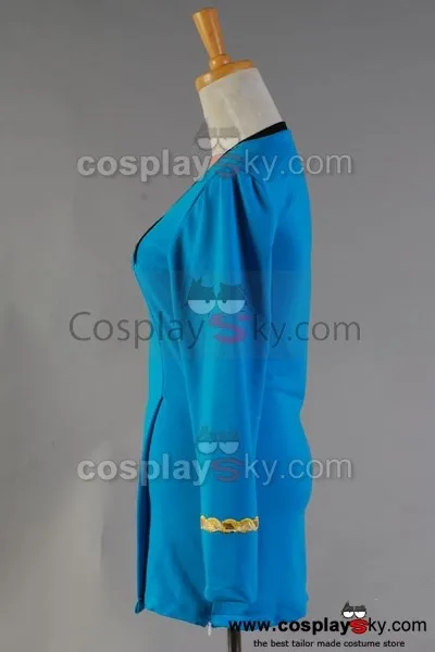 Женский хлопковый костюм-футболка голубой костюм для косплея | Тематическая