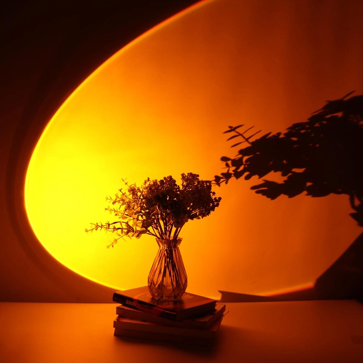 

Sunset Lamp Projector Rainbow Atmosphere Led Night Light for Home Bedroom USB Lamp Live Room Photography Photo Wall Decoration