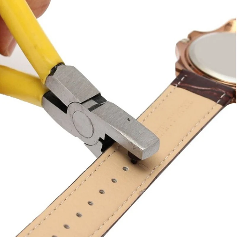 1Pcs Universal Hand Leather Strap Watch Band Belt Tool Hole Punch Pliers | Инструменты