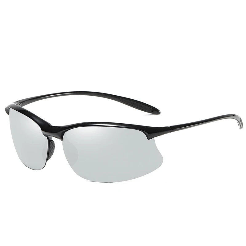 C6 black silver HBK TR90, спортивные солнцезащитные очки, поляризационные, мужские,, трендовые, прямоугольное покрытие, мужские солнцезащитные очки, светильник для вождения, защита от уф400 лучей - Цвет линз: C6 black silver