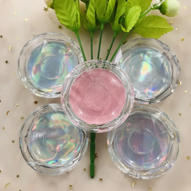 Empty Lashes Box Dramatic Round Package Glitter Custom LOGO Wholesale Prices | Красота и здоровье