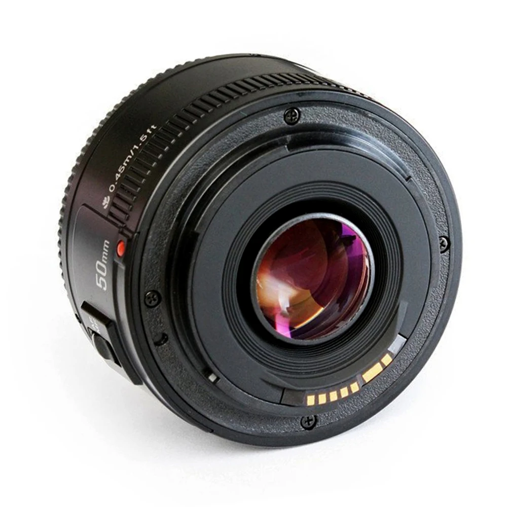 Объектив YONGNUO YN50mm F1.8 для камер Nikon большая диафрагма авто фокус объектив D800 D300 D700