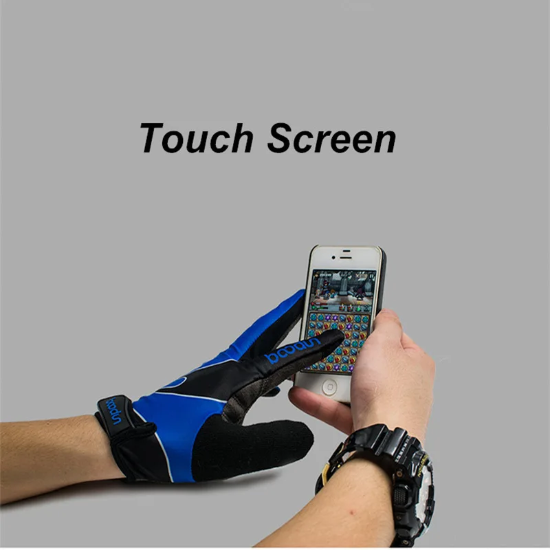 BOODUN Men Women Cycling Bike Bicycle Gloves Full Finger Elastic Lycra Shockproof road mountain bike MTB Gloves Running Gloves
