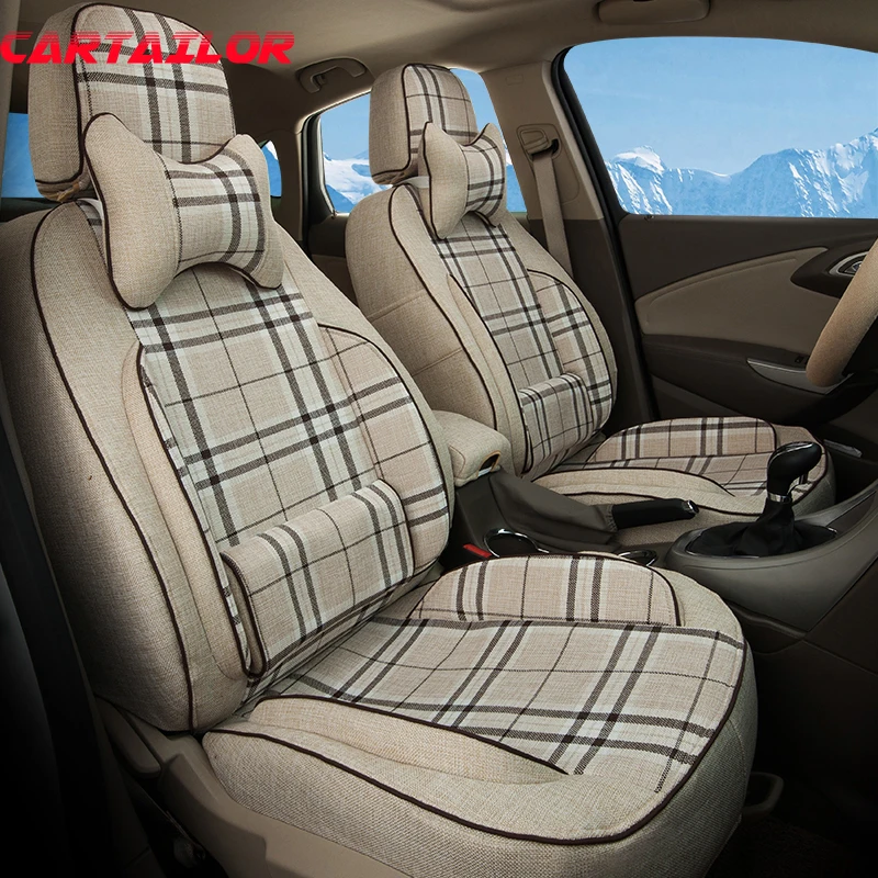 Чехлы для сидений CARTAILOR подходят Infiniti QX50 чехлы автомобильных набор аксессуаров