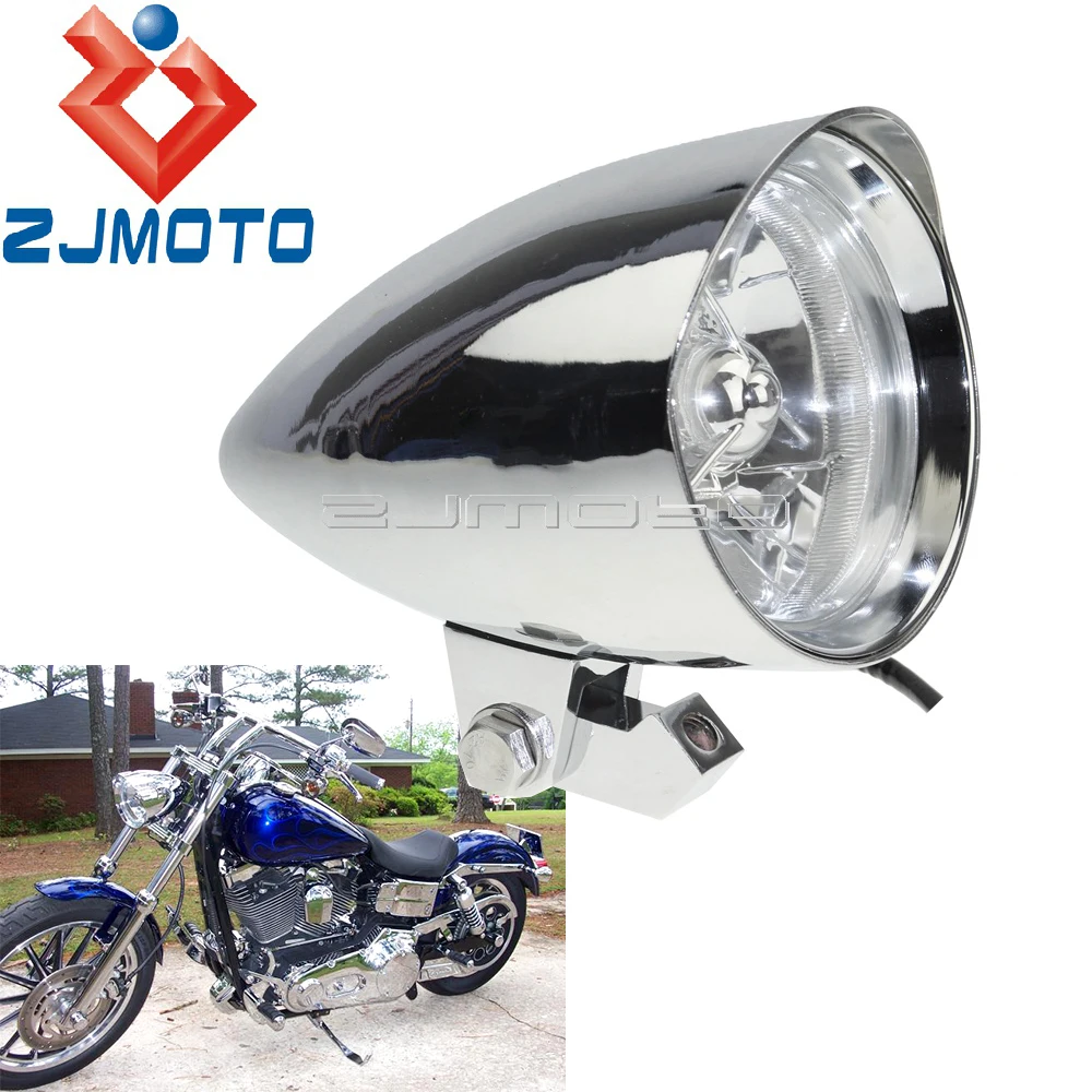 

Универсальный налобный фонарь козырек для мотоцикла, 4-1/2 дюйма, для Harley Sportster 48 72 Superlow Iron 883 Roadster на заказ
