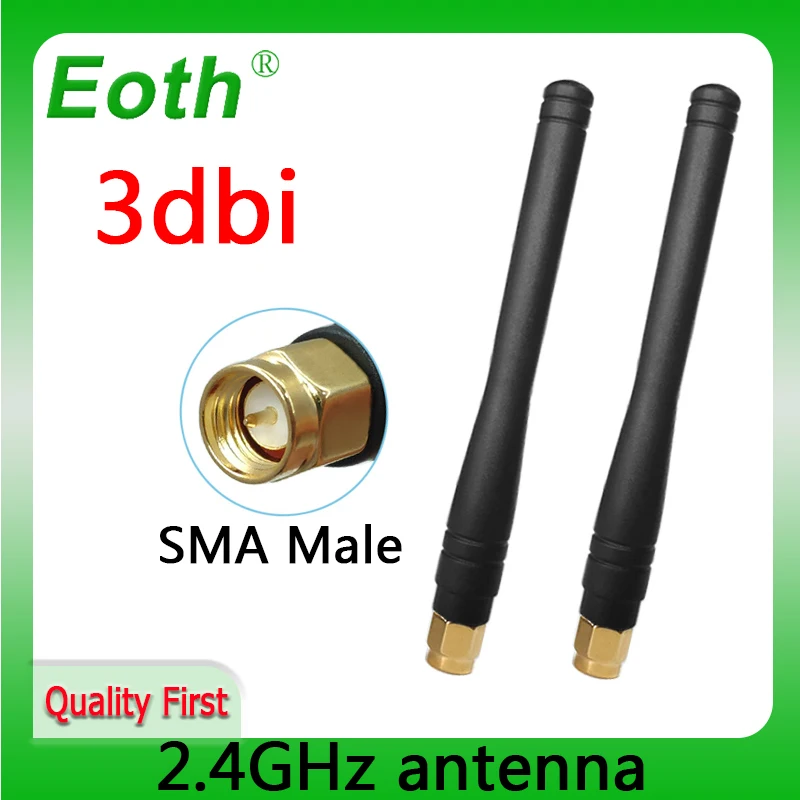 

Антенна EOTH 2,4 ГГц, антенна 3 дБи, sma, Wi-Fi, 2,4 ГГц