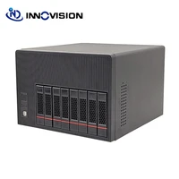 new factory sale 8hdd hot swap nas storage chassis with tooless hdd trays max support m atx motherboard for cloud date storage