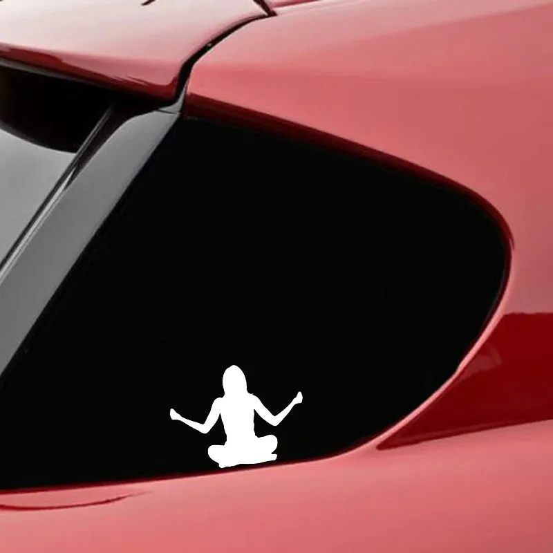 Интересный Спорт Йога Zen медитация Лотос поза для Авто/бампер/окно виниловая