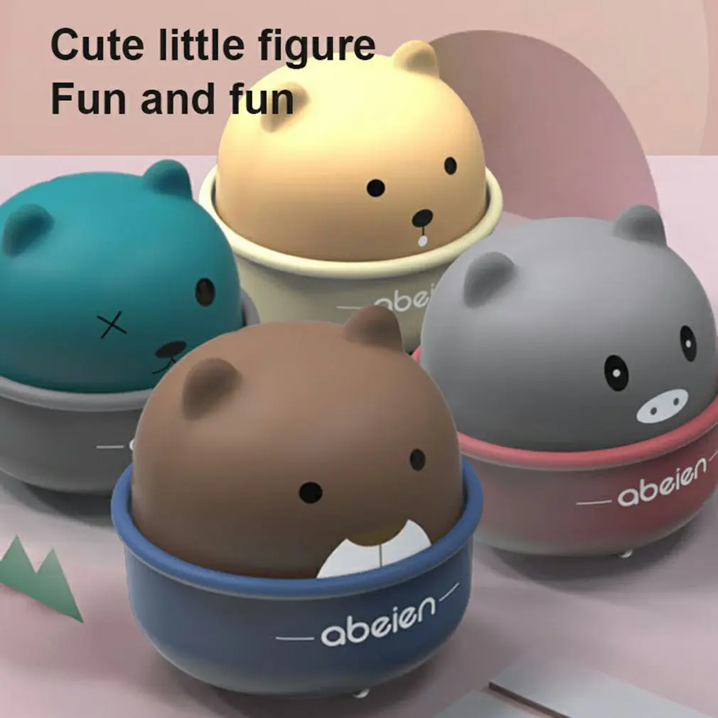 

Kids Toys Spring Clockwork Toy Mini Pull Back Jumping Cartoon Cute Cup Pet Wind Up Kids Toy For Children Gift