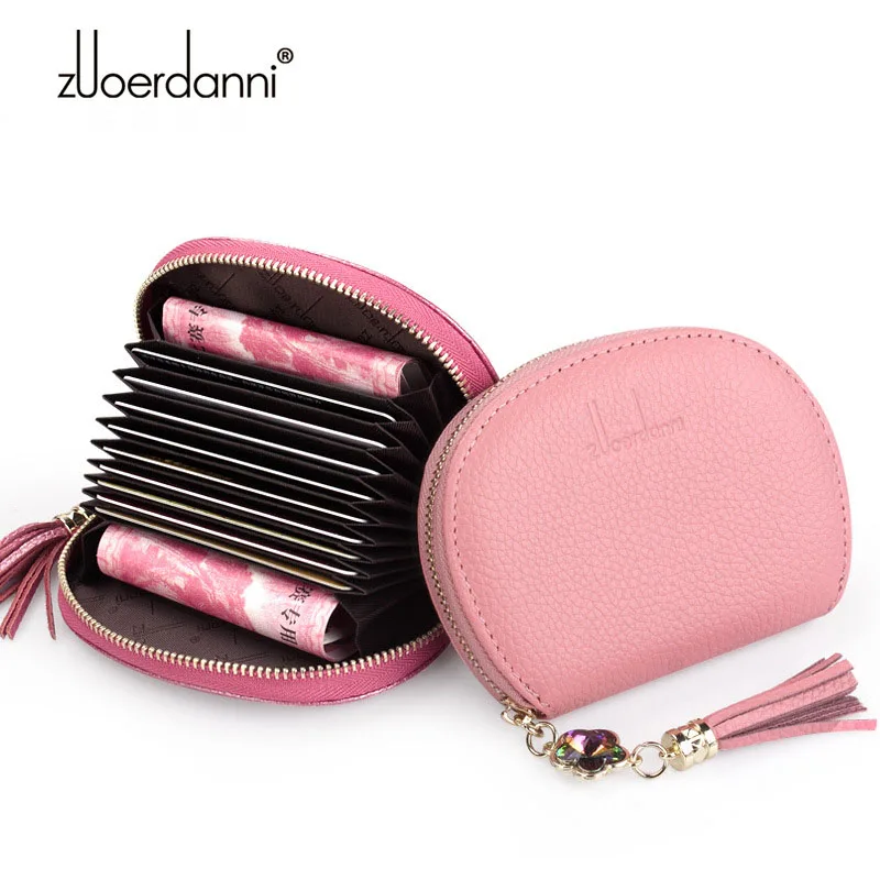 Женский кошелек из натуральной кожи держатель для карт маленький | Багаж и сумки