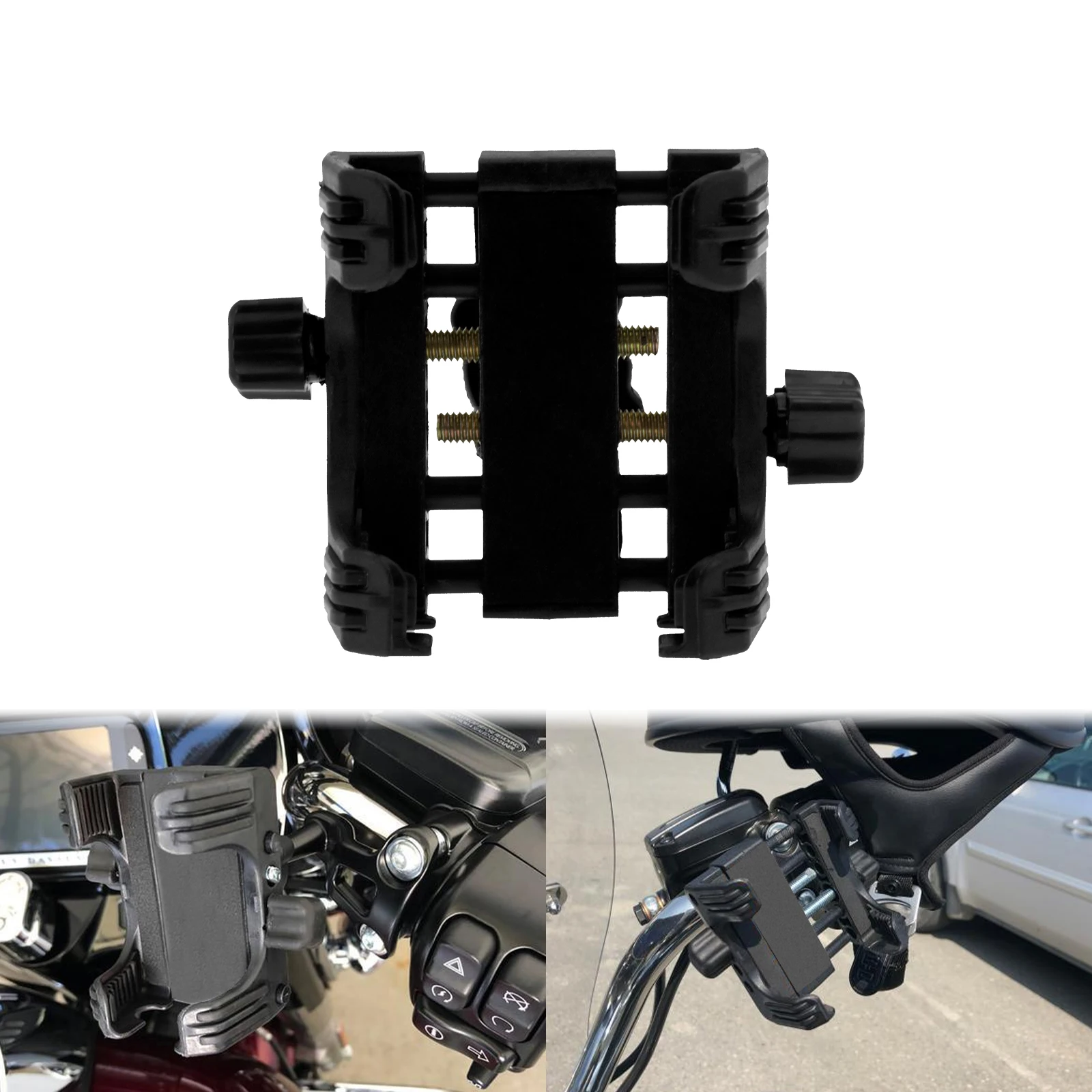 Универсальный держатель для телефона на руль кронштейн GPS навигатора мобильного