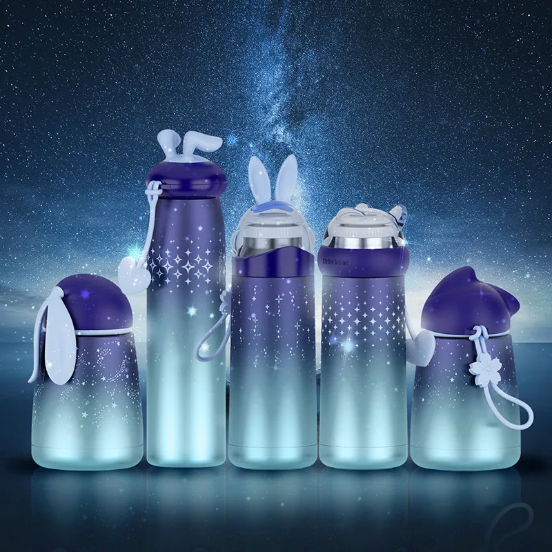 350 мл Bpa бесплатно Кофе молока кружка термос флэк с изображением ясного звездного