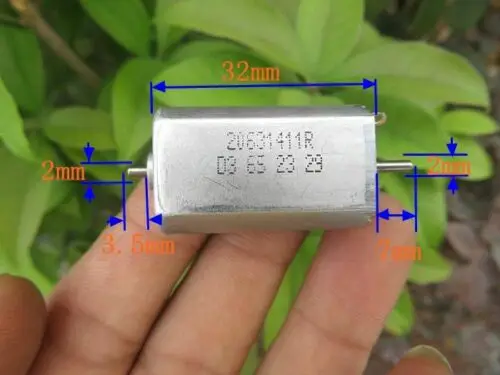 Микро-двигатель с угольной щеткой 180 постоянный ток 3-12 В 28000 об/мин