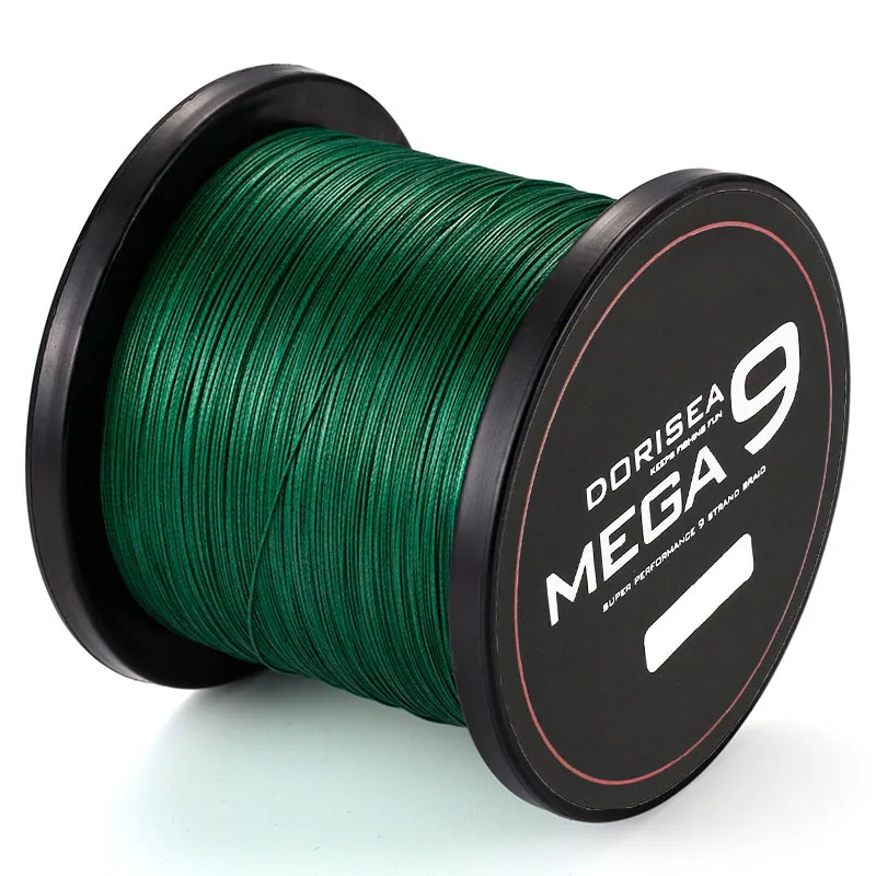 DORISEA 9 прядей 500 м 545 ярдов 15LB 310LB плетеная леска из японского материала супер ПЭ