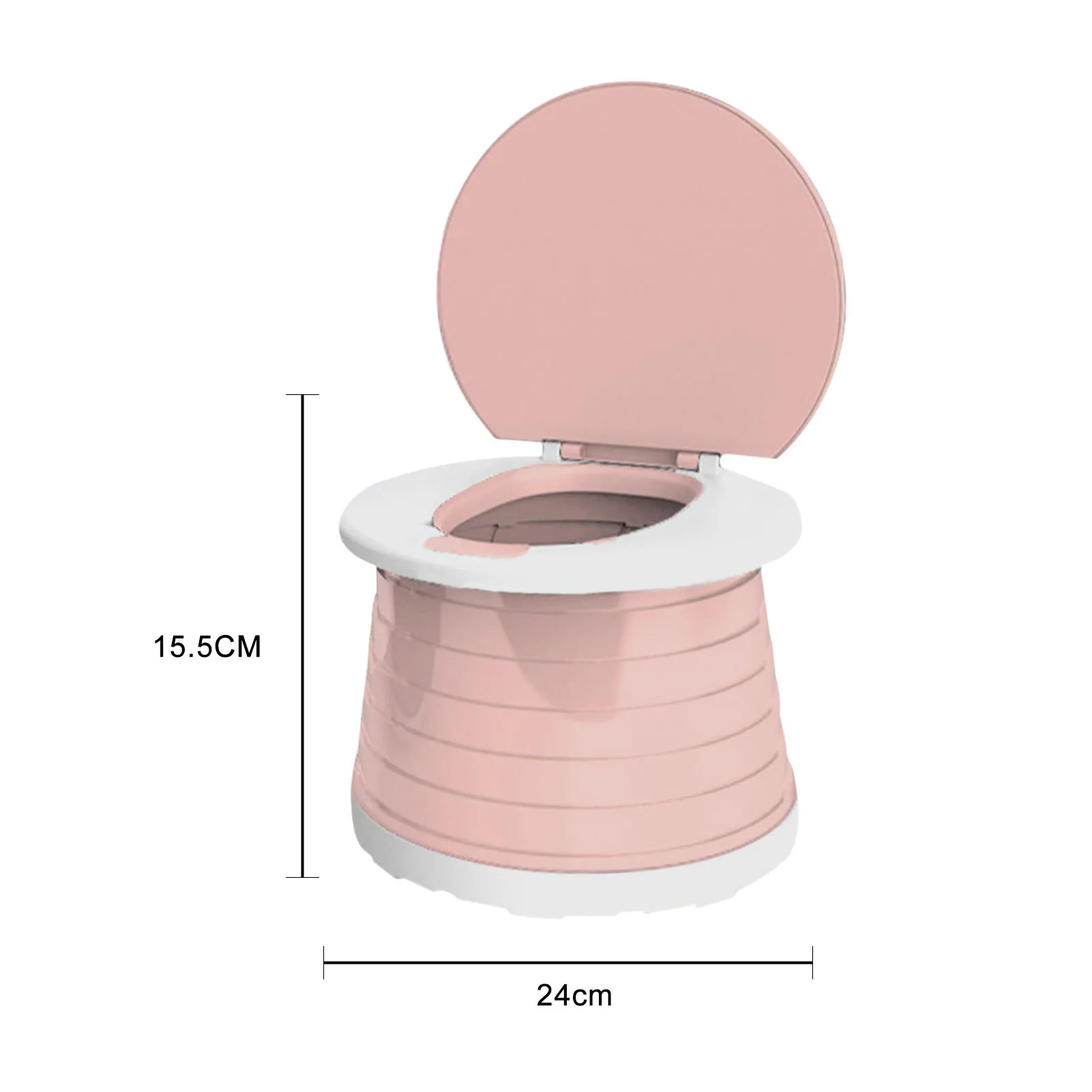 

Children Folding Toilet Baby Portable Travel Toilet Seat Non-slip Baby Potty Training Easy Installation For Kids Toilet Training