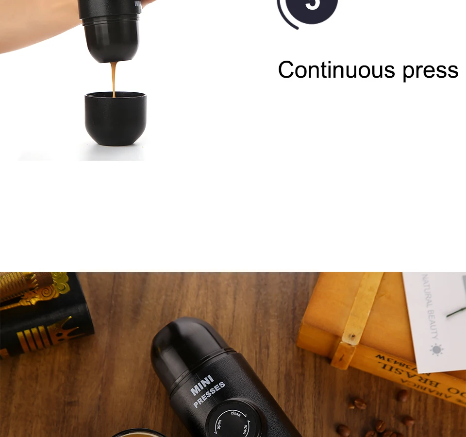 Кофе мальчик бренд портативная Кофеварка мини эспрессо minipresso Эспрессо машина nanopresso такой же, как wacaco minipresso