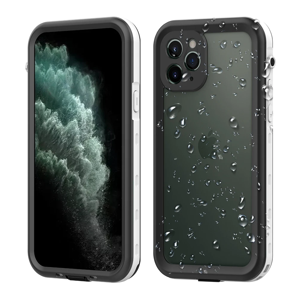 10ft waterproof case for iphone 11 pro max xr x xs max 7 8 plus 360 full body rugged clear back case cover anti skid fall free global shipping