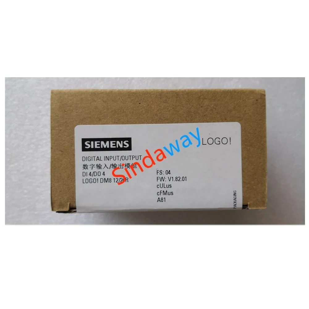 

NEW ORIGINAL 6ED1055-1MB00-0BA2 LOGO! DM8 12/24R, EXP. MODULE PU/I/O: 12, 24V/12V/24V/RELAIS, 2TE, 4 DI/4 DO FOR LOGO! 8