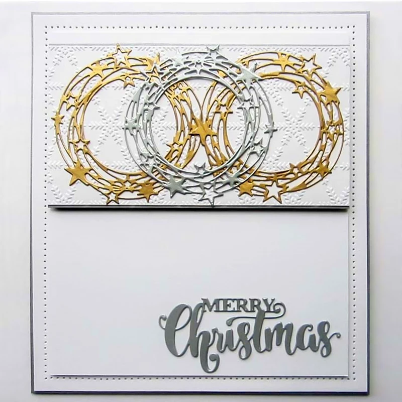 Счастливого Рождества умирает металлический Трафаретный вырубной штамп для