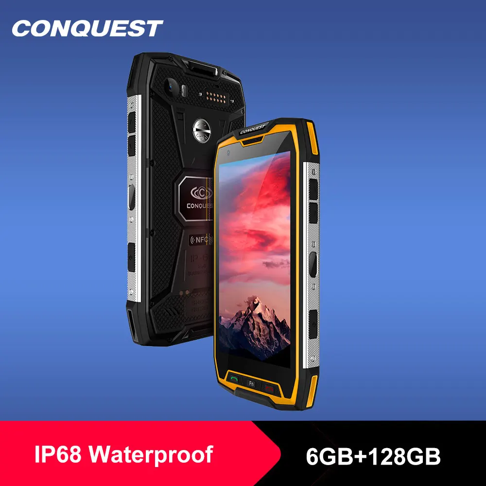 Conquest S9 128 ГБ Встроенная память 6 Оперативная IP68 Водонепроницаемый Смартфон Android 7 1
