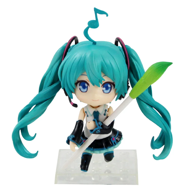 No Box Хацунэ Мику фигурка Nendoroid 854 Мику хацуне Поющая аниме красота модель игрушки - Цвет: No Box