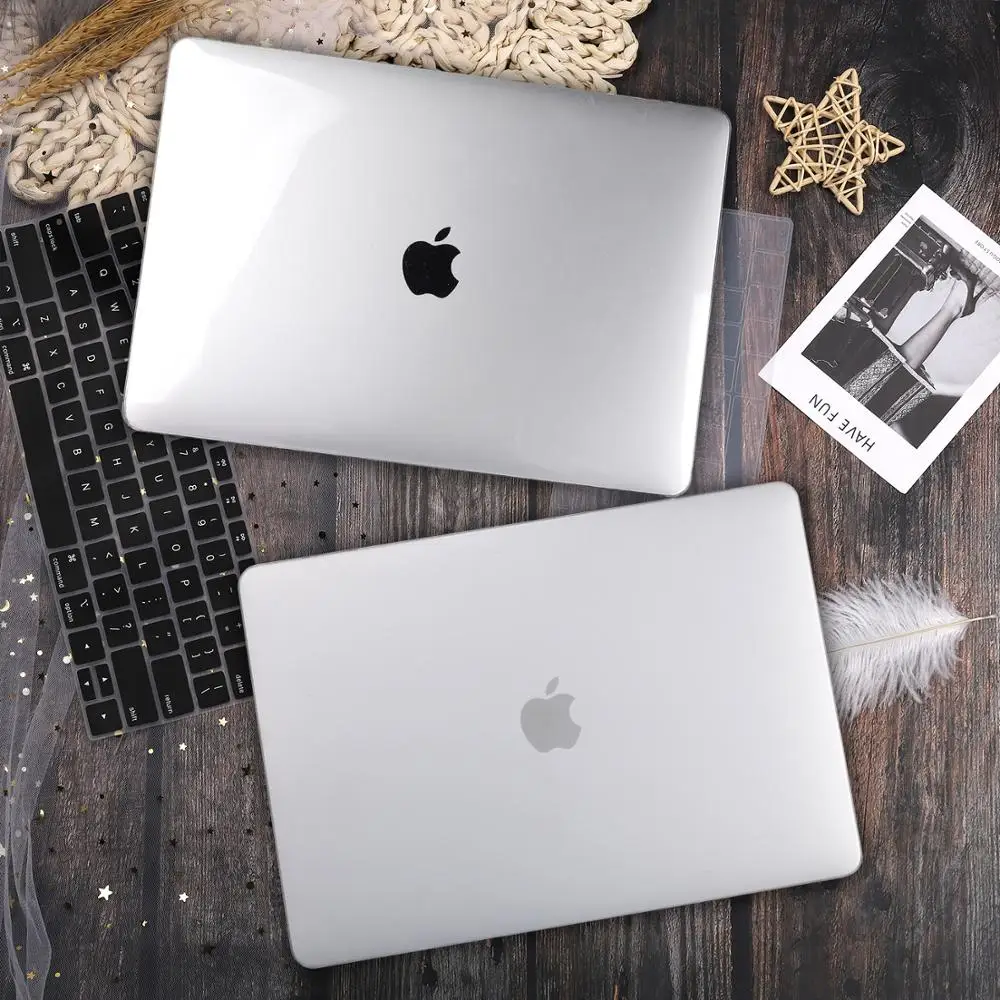 Прозрачный чехол для Macbook Air Retina 11 12 13 3 дюйма Pro 15 16 дюймов сенсорная панель 2020 A2337