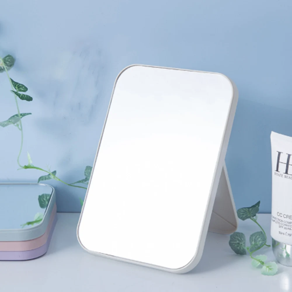 

Makeup Mirror Desktop Vanity Mirror Large Folding Portable Square Makeup Mirrors