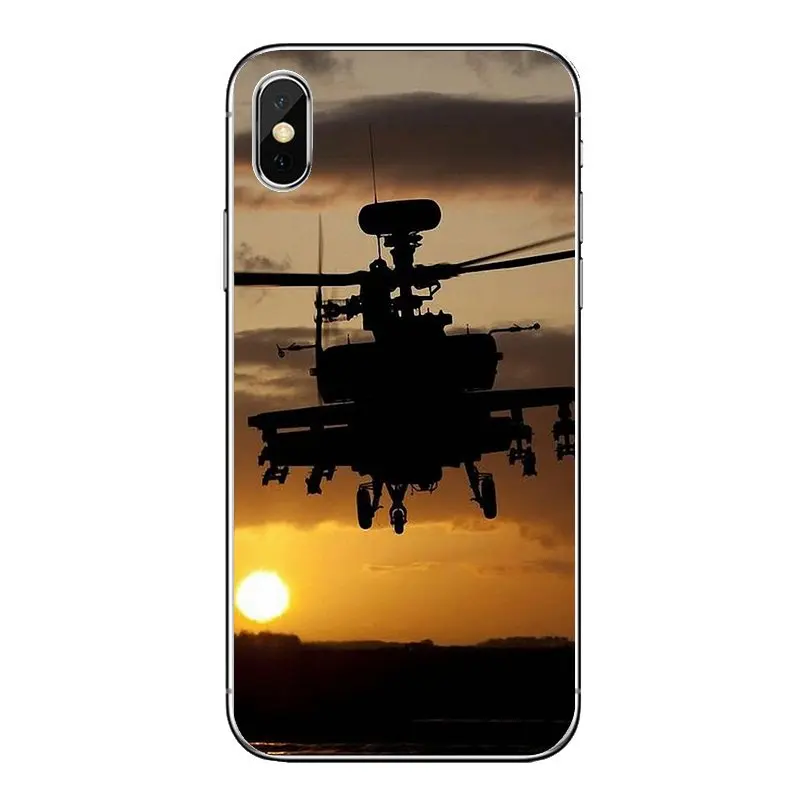 Apache вертолеты на закате боец США силиконовый чехол для Huawei Honor 8 8C 8X9 10 7A 7C mate 20 Lite Pro