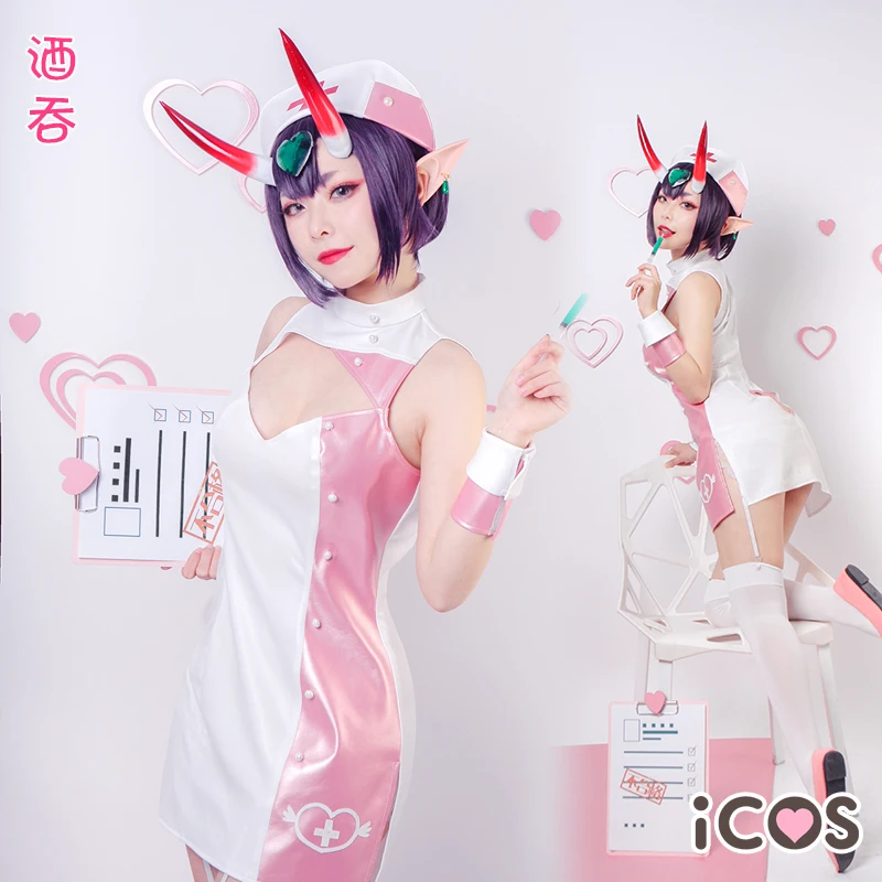 Аниме Fate Apocrypha Semiramis Sammu ха убийца Shuten Douji костюм медсестры для косплея униформа