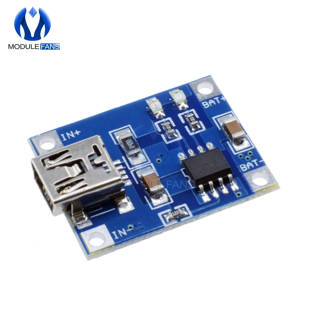 DC 5V 1A TP4056 Mini USB 18650 плата зарядного устройства для литиевого аккумулятора со