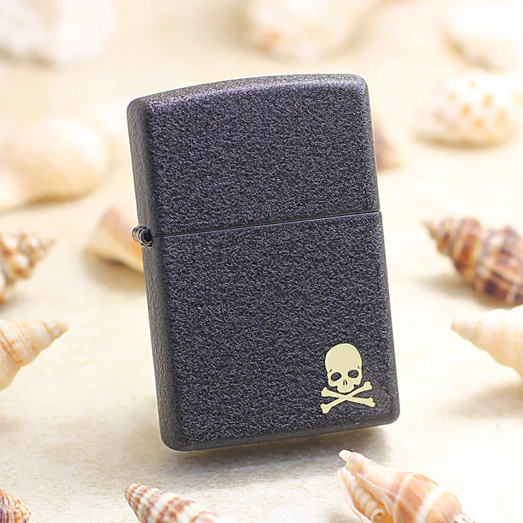 Оригинальная зажигалка Zippo из чистой меди черная матовая керосиновая Зажигалка