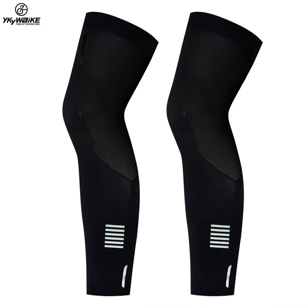 

YKYWBIKE Cycling Leg Warmers Unisex Calf Compression Sleeves Outdoor Sports Running Basketball Football Leg Sleeves UV Protecti