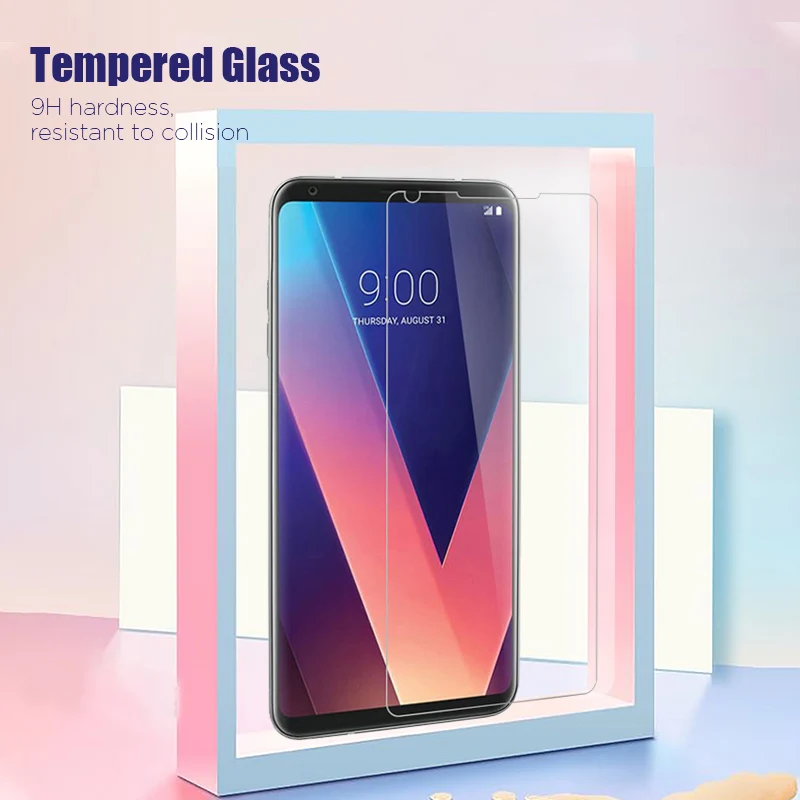 Закаленное стекло с защитой от царапин для LG G8 G8S G8X ThinQ Защита экрана G7 Fit Plus одна