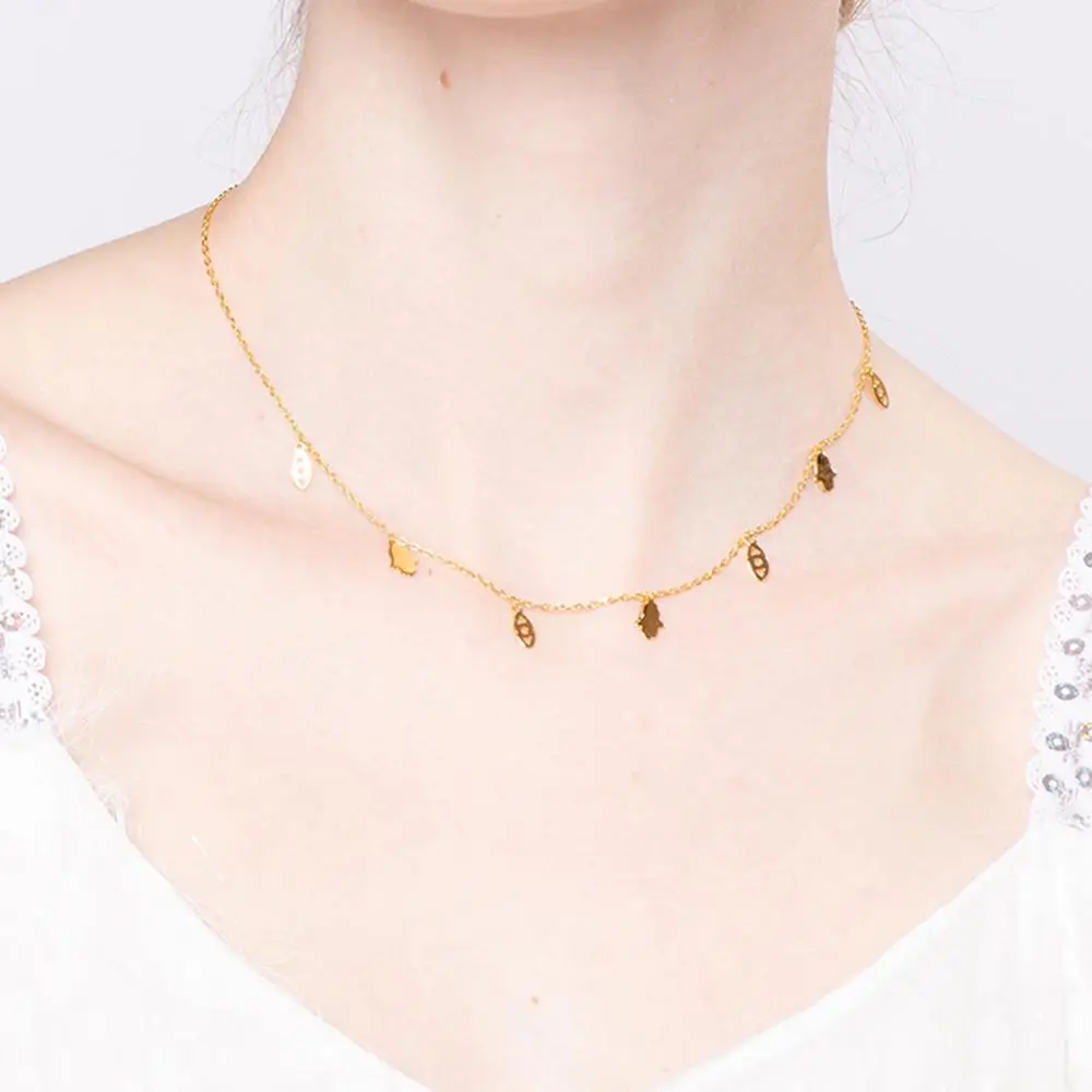 Женское свадебное ожерелье из стерлингового серебра 925 пробы 10 шт./партия изящные