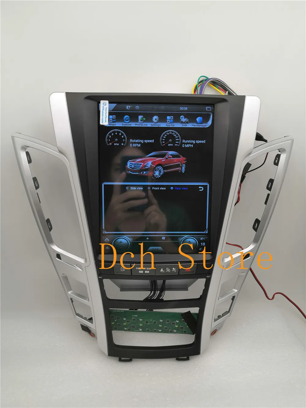 10.4'' Vertical Screen Tesla Style Android 8.1 Car DVD player GPS for Cadillac Old CTS 2007 2008 2009 2010 2011 2012 RADIO PX6