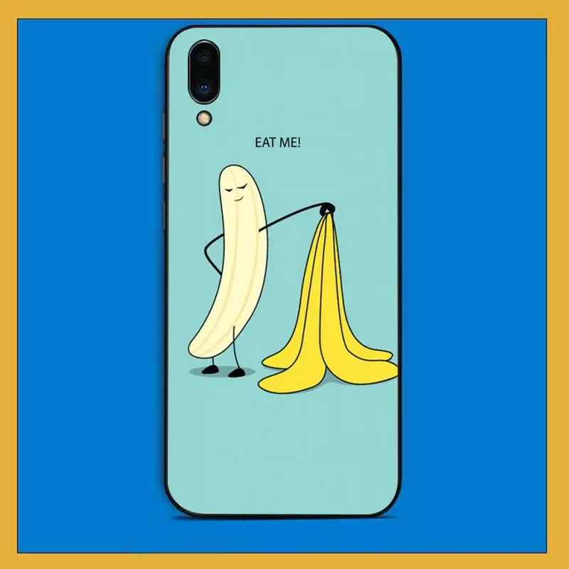TOPLBPCS смешной банан чехол для телефона Vivo Y91C Y11 17 19 53 81 31 91 55 V17 11i 9 fot oppo|Бамперы| |