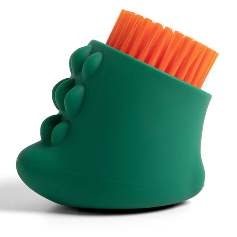 

Multifunctional Dinosaur Shape Soft Hair Clothes Cleaning Tool Bathroom Laundry Brush Washing Shoe Three Sided Household