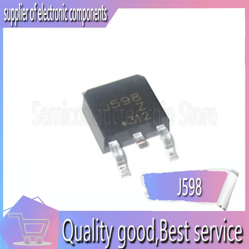 

10 шт./лот J598 2SJ598, новое пересечение TO-252 P-60V -12A
