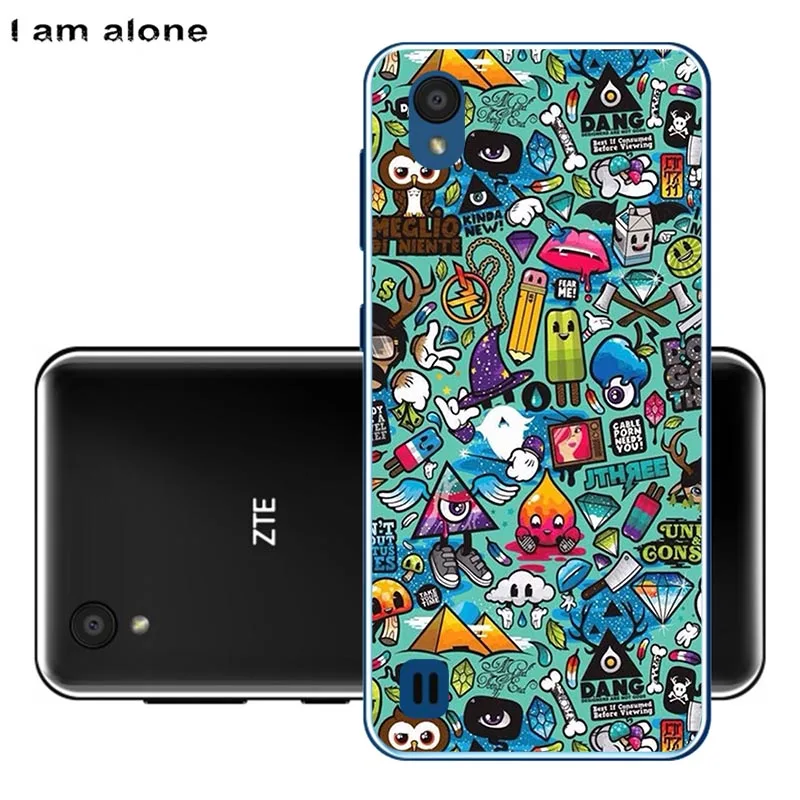 Чехлы для телефонов I am alone для zte Blade A5 5,45 дюймов Мягкий ТПУ модный мобильный для zte A5 сумки задняя крышка