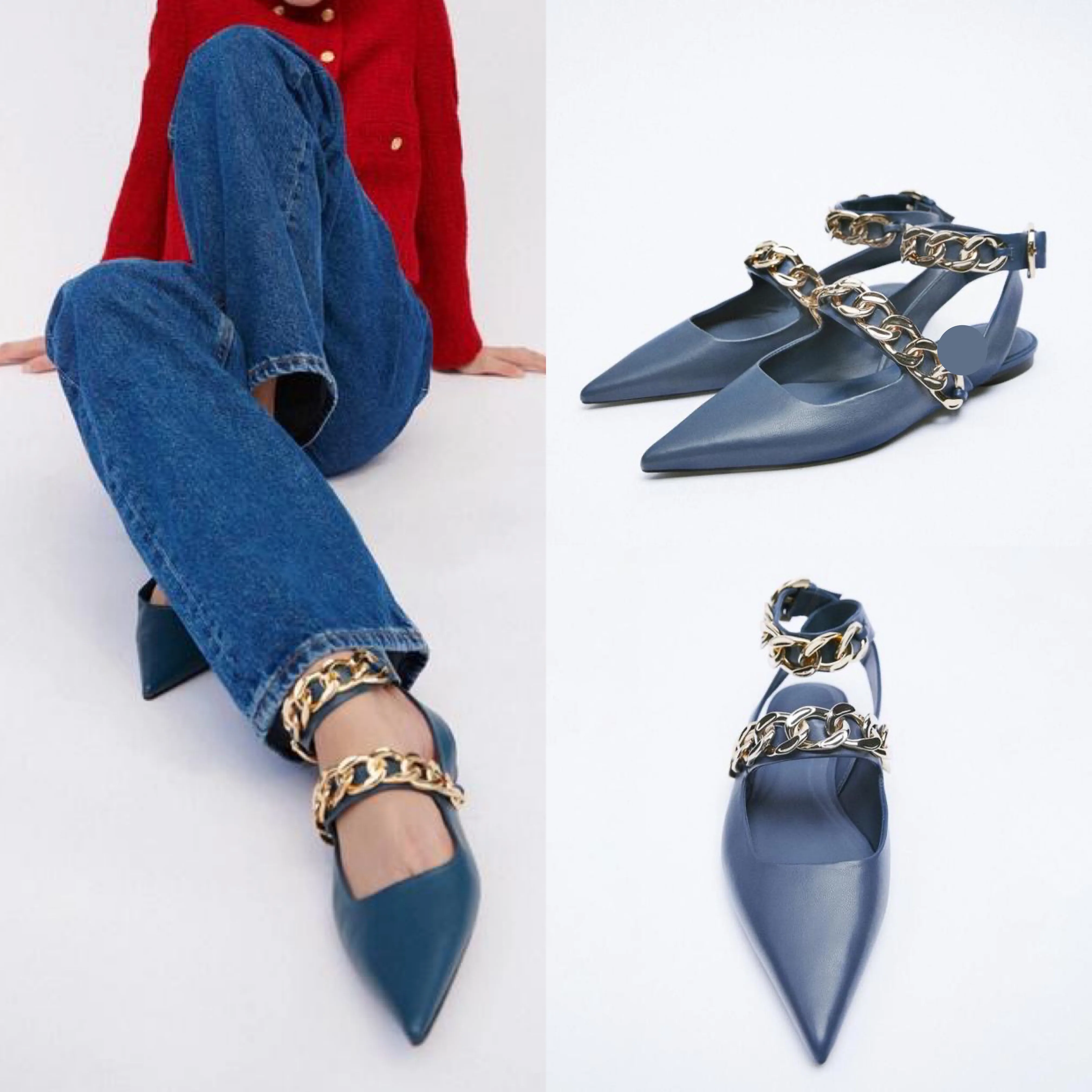 

Балетные женские туфли с закрытым носком, на осень, 2021