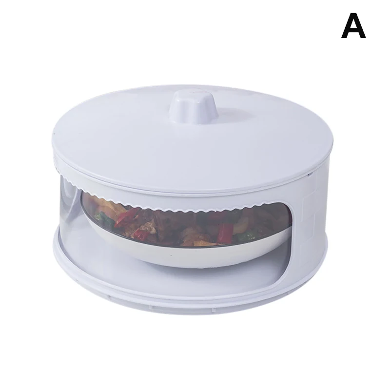 

Transparent Stackable Food Insulation Cover Dustproof Portable for Home Kitchen GRSA889