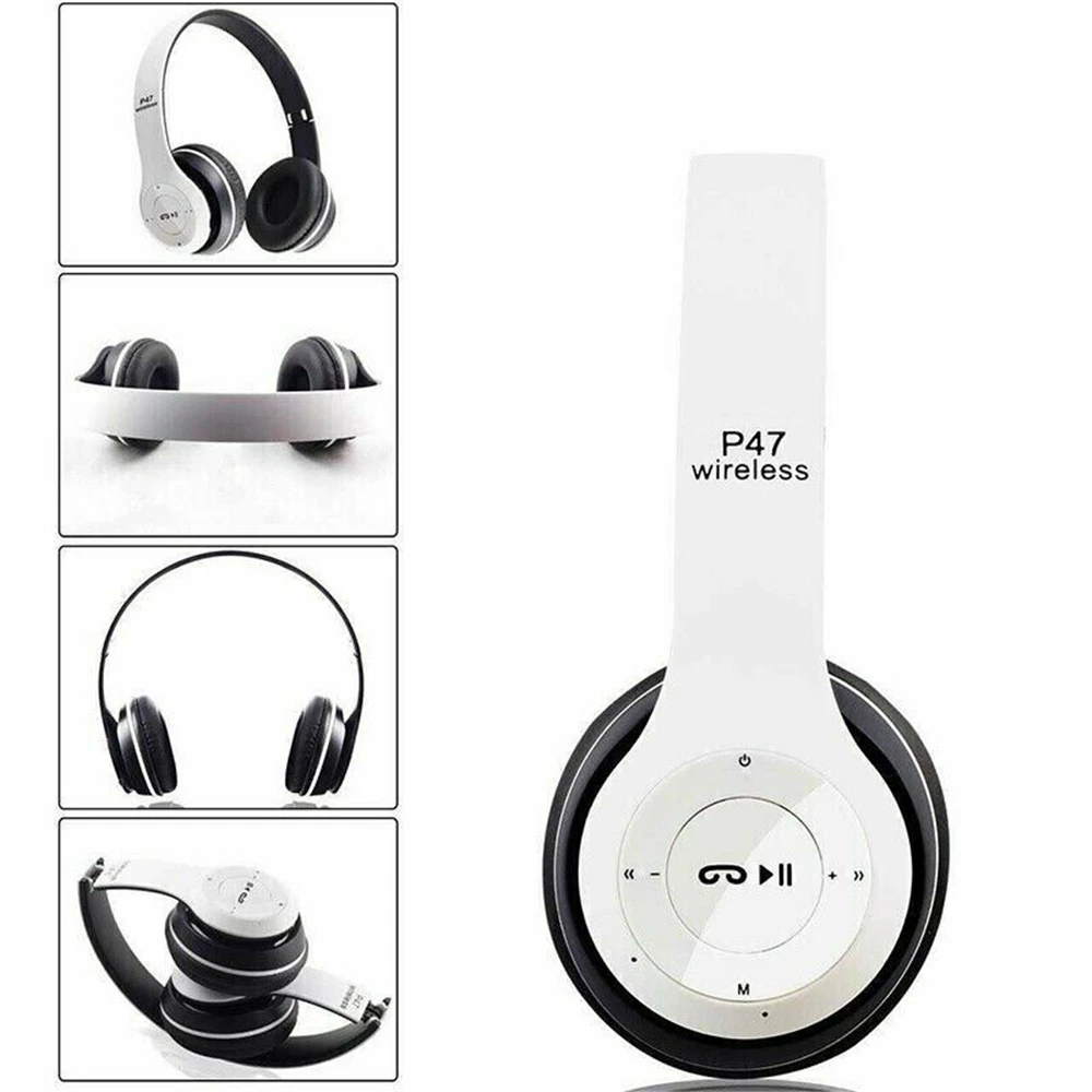 

Bluetooth 5.0 Headset Noise Cancelling Wireless Headphones Foldable Stereo Universal Earphone Support Fm Radio Phone Accessories