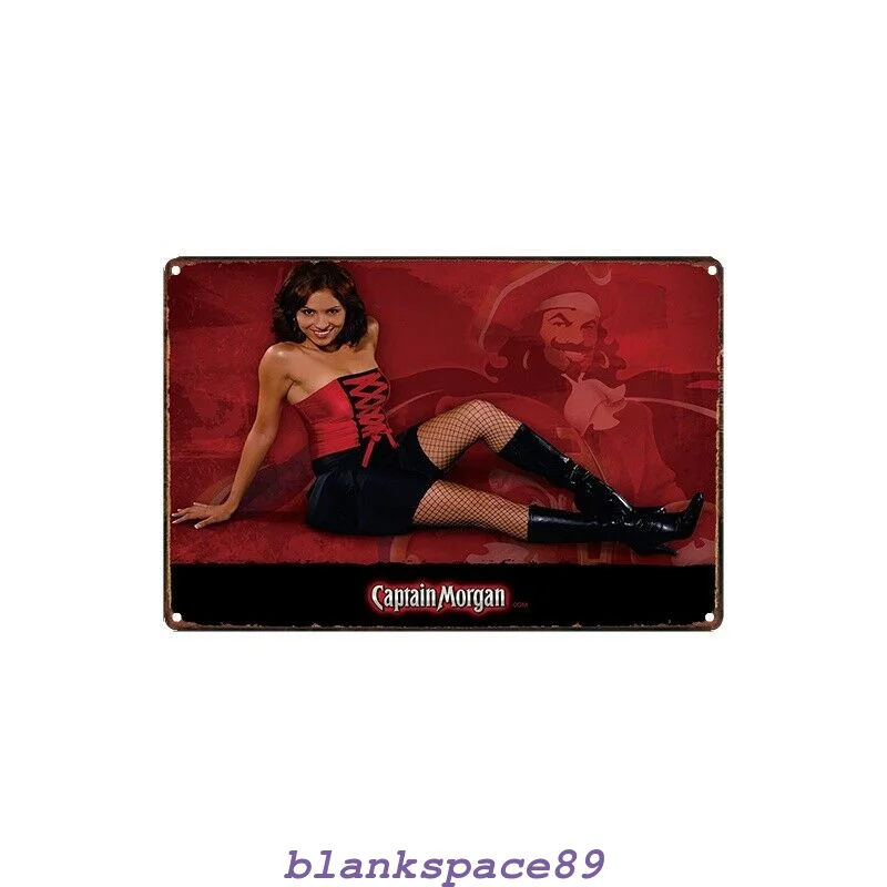 Металлический жестяной плакат Капитан Морган Декор Бар Паб домашний винтажный